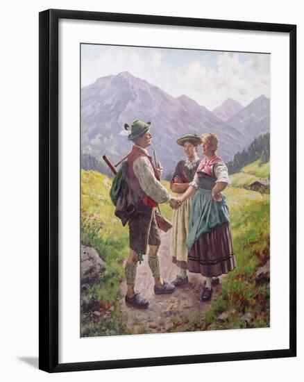 Mountain Sweethearts-Emil Karl Rau-Framed Giclee Print