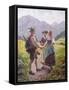 Mountain Sweethearts-Emil Karl Rau-Framed Stretched Canvas