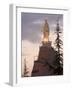Mountain Top Basilica of Our Lady of Lebanon in the Evening, Jounieh, Near Beirut, Lebanon-Christian Kober-Framed Photographic Print