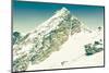 Mountain Top Shapped like A Pyramide-Anze Bizjan-Mounted Photographic Print