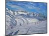 Mountain Tops, Tignes, 2009-Andrew Macara-Mounted Giclee Print