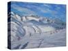 Mountain Tops, Tignes, 2009-Andrew Macara-Stretched Canvas