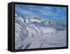 Mountain Tops, Tignes, 2009-Andrew Macara-Framed Stretched Canvas