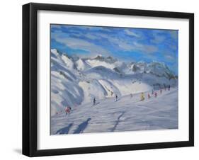 Mountain Tops, Tignes, 2009-Andrew Macara-Framed Giclee Print