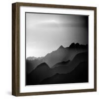 Mountain Tops-Jurek Nems-Framed Art Print