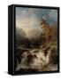 Mountain Torrent, Smaland-Marcus Larson-Framed Stretched Canvas