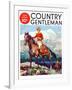 "Mountain Trail Ride," Country Gentleman Cover, April 1, 1936-Frank Schoonover-Framed Giclee Print