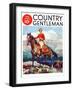 "Mountain Trail Ride," Country Gentleman Cover, April 1, 1936-Frank Schoonover-Framed Giclee Print