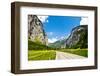 Mountain Valley Road-dabldy-Framed Photographic Print