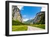 Mountain Valley Road-dabldy-Framed Photographic Print