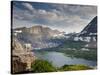 Mountain View and Hidden Lake Along Hidden Lake Trail, Glacier National Park, Montana-Ian Shive-Stretched Canvas