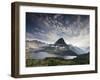 Mountain View and Hidden Lake Along Hidden Lake Trail, Glacier National Park, Montana-Ian Shive-Framed Photographic Print