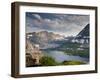 Mountain View and Hidden Lake Along Hidden Lake Trail, Glacier National Park, Montana-Ian Shive-Framed Photographic Print