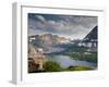 Mountain View and Hidden Lake Along Hidden Lake Trail, Glacier National Park, Montana-Ian Shive-Framed Photographic Print