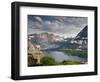 Mountain View and Hidden Lake Along Hidden Lake Trail, Glacier National Park, Montana-Ian Shive-Framed Photographic Print