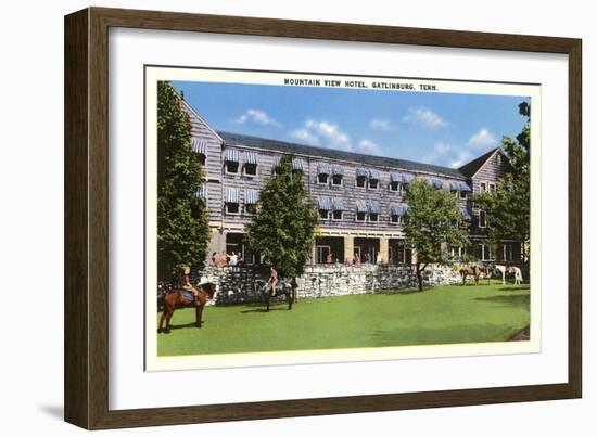 Mountain View Hotel, Gatlinburg, Tennessee-null-Framed Art Print