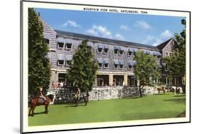 Mountain View Hotel, Gatlinburg, Tennessee-null-Mounted Art Print