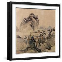 Mountain View-Ming Dynasty Chinese School-Framed Giclee Print