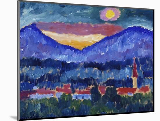 Mountain Village, 1910-Alexej Von Jawlensky-Mounted Giclee Print