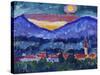 Mountain Village, 1910-Alexej Von Jawlensky-Stretched Canvas