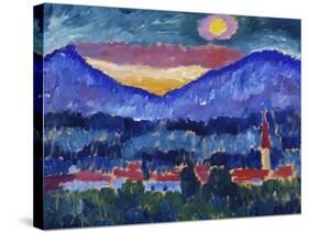 Mountain Village, 1910-Alexej Von Jawlensky-Stretched Canvas