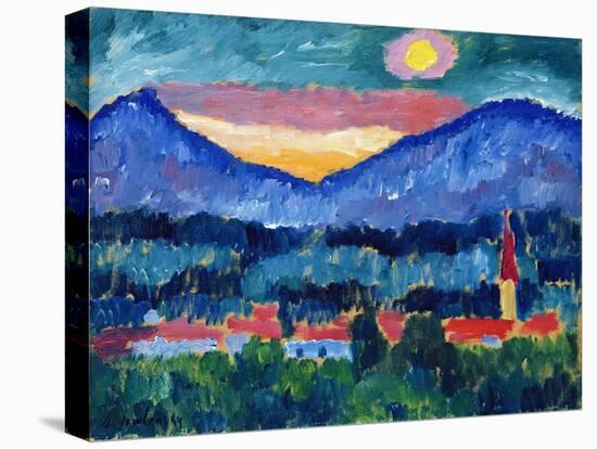 Mountain Village, 1910-Alexej Von Jawlensky-Stretched Canvas
