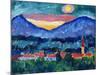 Mountain Village, 1910-Alexej Von Jawlensky-Mounted Giclee Print