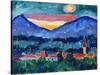 Mountain Village, 1910-Alexej Von Jawlensky-Stretched Canvas