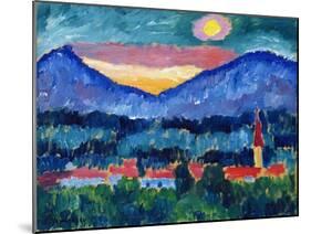 Mountain Village, 1910-Alexej Von Jawlensky-Mounted Giclee Print