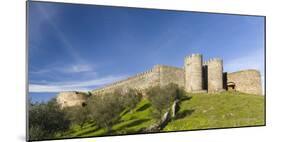 Mountain village and castle Evoramonte in the Alentejo. Portugal-Martin Zwick-Mounted Photographic Print