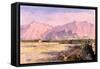 Mountain Village, Near Yazd-Bob Brown-Framed Stretched Canvas