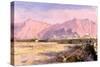 Mountain Village, Near Yazd-Bob Brown-Stretched Canvas