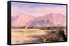 Mountain Village, Near Yazd-Bob Brown-Framed Stretched Canvas