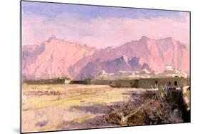 Mountain Village, Near Yazd-Bob Brown-Mounted Giclee Print