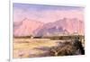 Mountain Village, Near Yazd-Bob Brown-Framed Giclee Print