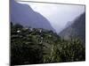 Mountain Village, Nepal-Michael Brown-Mounted Photographic Print