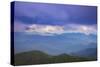 Mountain vista, Blue Ridge Parkway, Smoky Mountains, USA.-Anna Miller-Stretched Canvas