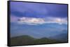 Mountain vista, Blue Ridge Parkway, Smoky Mountains, USA.-Anna Miller-Framed Stretched Canvas