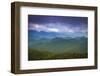 Mountain vista, Blue Ridge Parkway, Smoky Mountains, USA.-Anna Miller-Framed Photographic Print