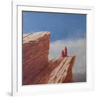 Mountain Walk, Bhutan, 2010-Lincoln Seligman-Framed Giclee Print