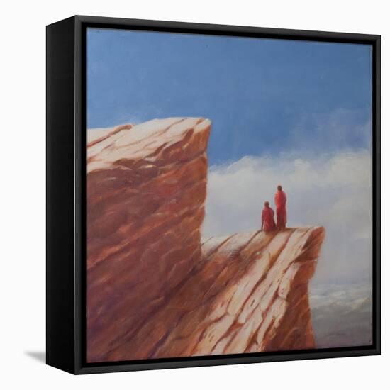 Mountain Walk, Bhutan, 2010-Lincoln Seligman-Framed Stretched Canvas