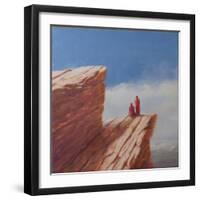 Mountain Walk, Bhutan, 2010-Lincoln Seligman-Framed Giclee Print