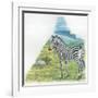 Mountain Zebra Equus Zebra-null-Framed Giclee Print