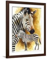 Mountain Zebra-Barbara Keith-Framed Giclee Print