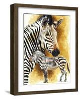 Mountain Zebra-Barbara Keith-Framed Giclee Print