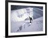 Mountaineer Crossingover a Crevase in the Khumbu Ice Fall, Nepal-Michael Brown-Framed Photographic Print