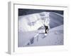 Mountaineer Crossingover a Crevase in the Khumbu Ice Fall, Nepal-Michael Brown-Framed Photographic Print