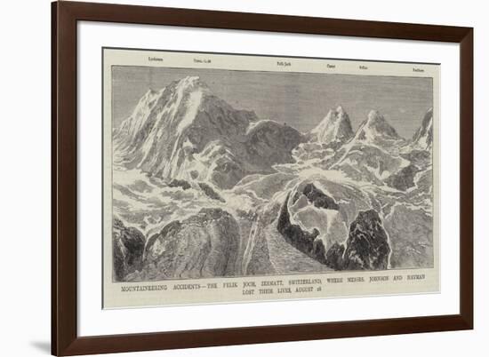 Mountaineering Accidents-null-Framed Giclee Print