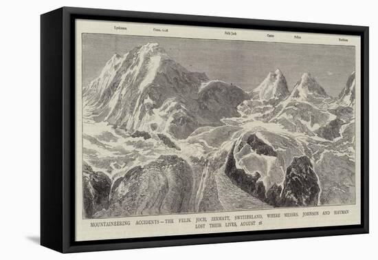 Mountaineering Accidents-null-Framed Stretched Canvas