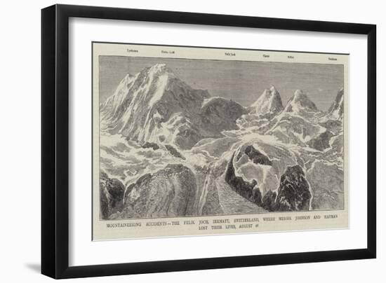 Mountaineering Accidents-null-Framed Giclee Print